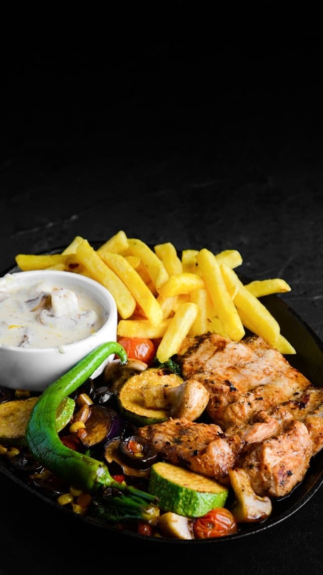 Plate of food